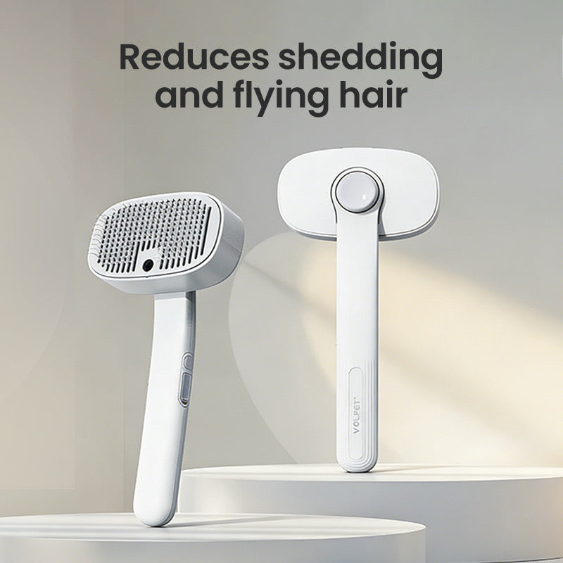 2-in-1 Pet Spray Grooming Brush for Cats & Dogs – Anti-Flyaway Hair Comb